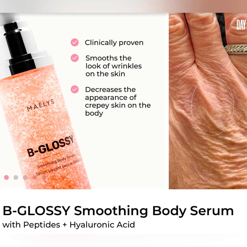 Maelys B-Glossy Smoothing Body Serum